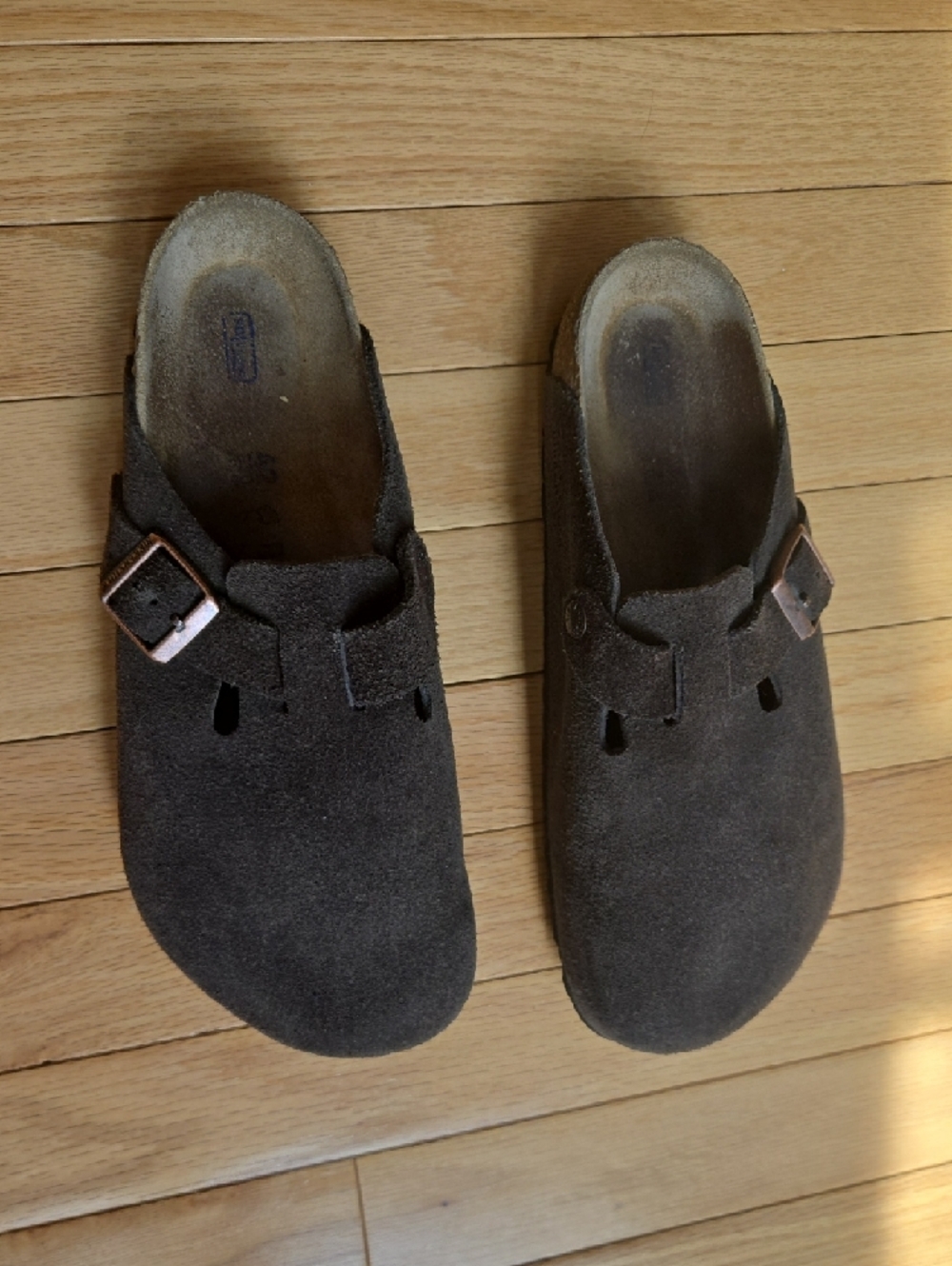 Birkenstock Boston Clogs Brown Sz 42